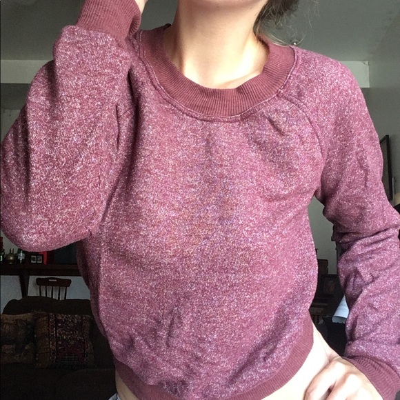!!SOLD!! S raspberry-colored sweatshirt - Picture 2 of 3